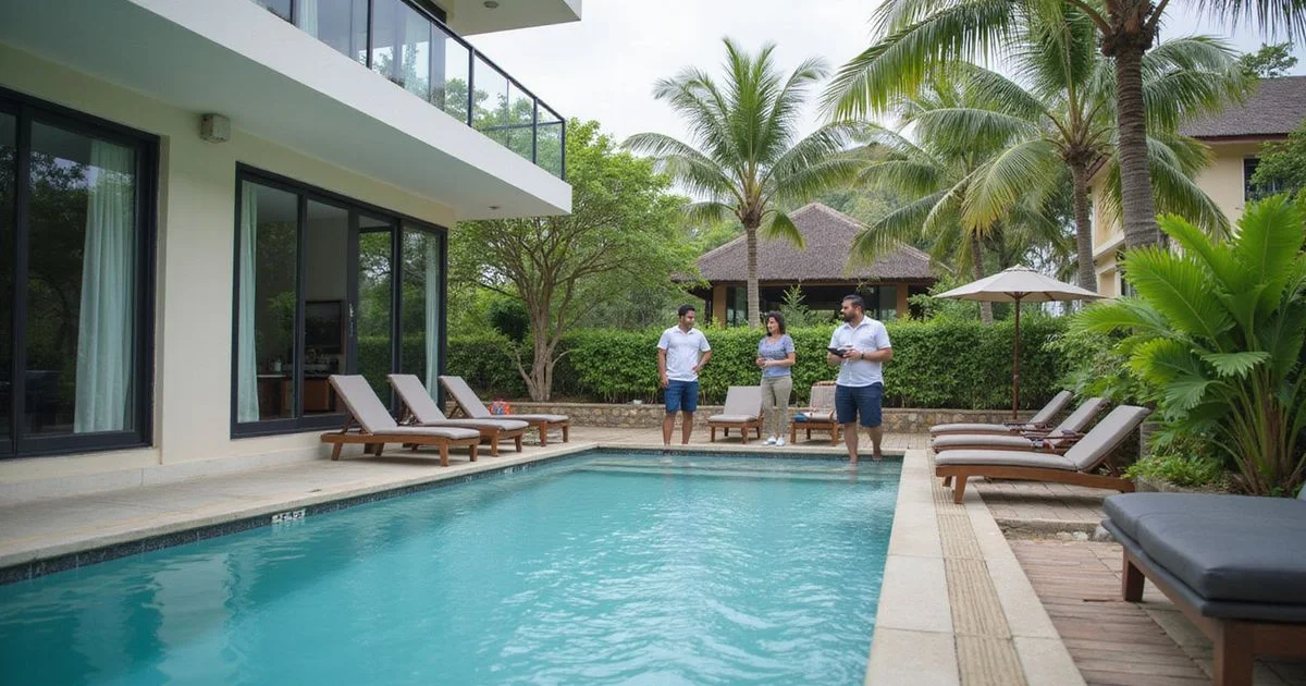 Homestay with a private pool: what it costs and how to avoid hidden fees