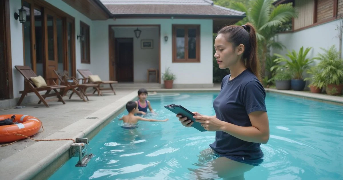 Pool safety at a private-pool homestay: what to check before you book
