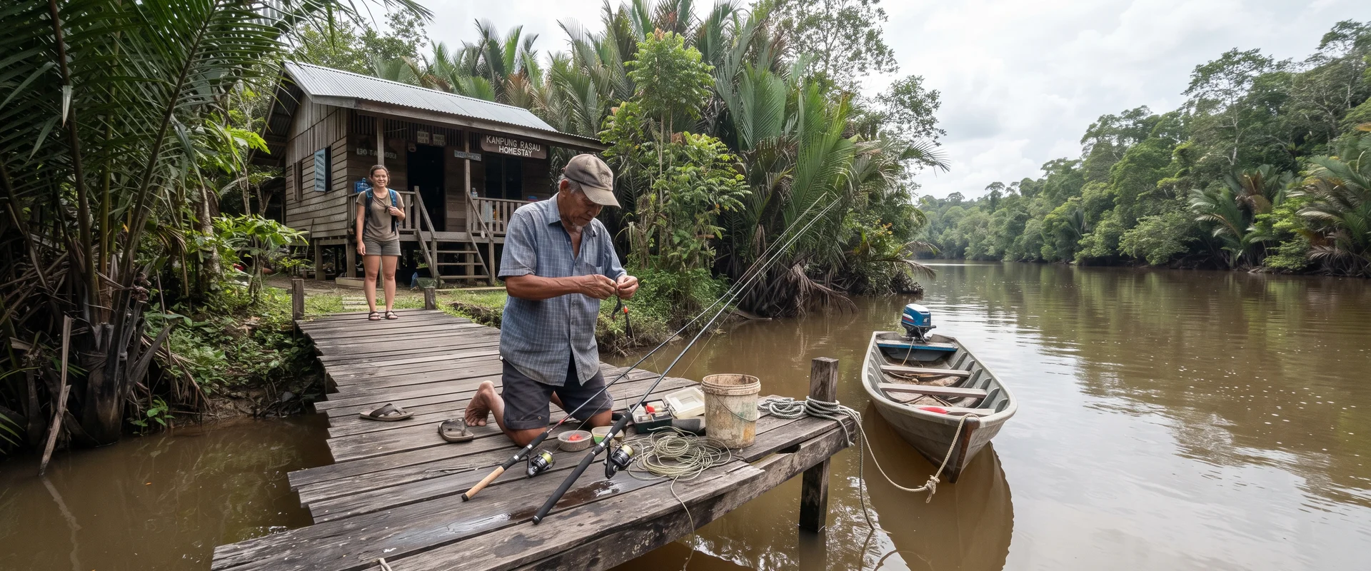homestay in Kampung Rasau, Malaysia
