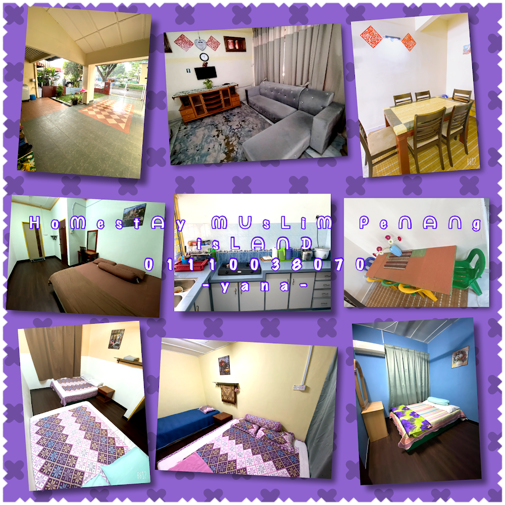 Homestay teres muslim penang island near usm 2 unit berdekatan